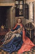 Robert Campin Virgin and Child at the Fireside Spain oil painting artist